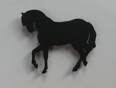 beschriftbarer Tafel-Magnet Pferd
